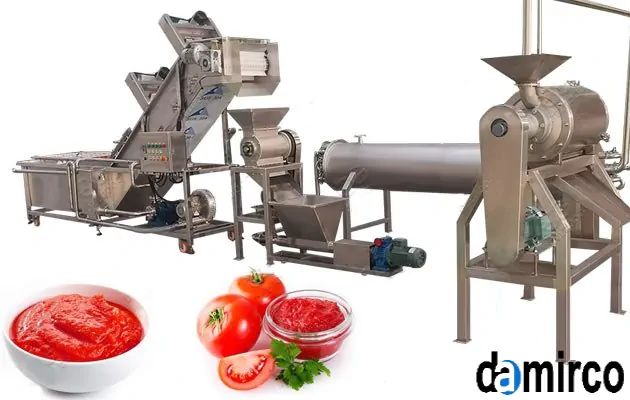 ماشین آلات تولید رب گوجه فرنگی