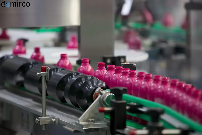 خط تولید بسته‌بندی اتوماتیک صابون مایع