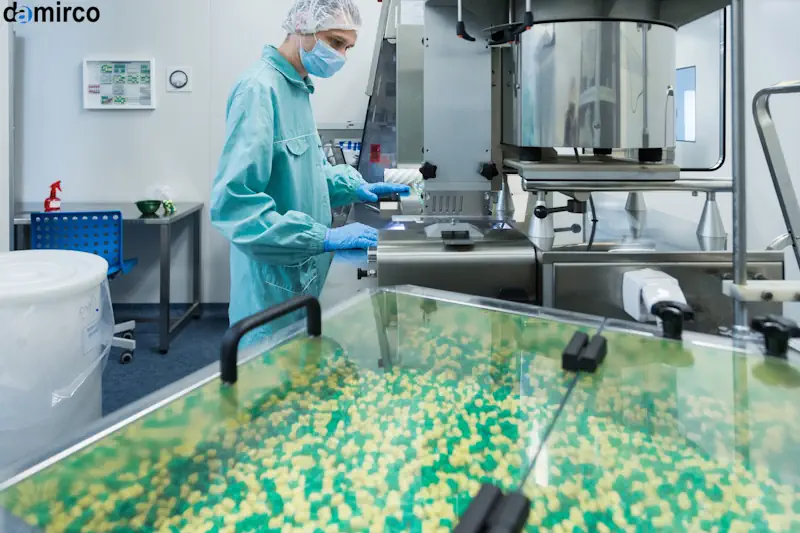 رطوبت گیر صنعتی در حال بازرسی و تمیزکاری توسط تکنسین