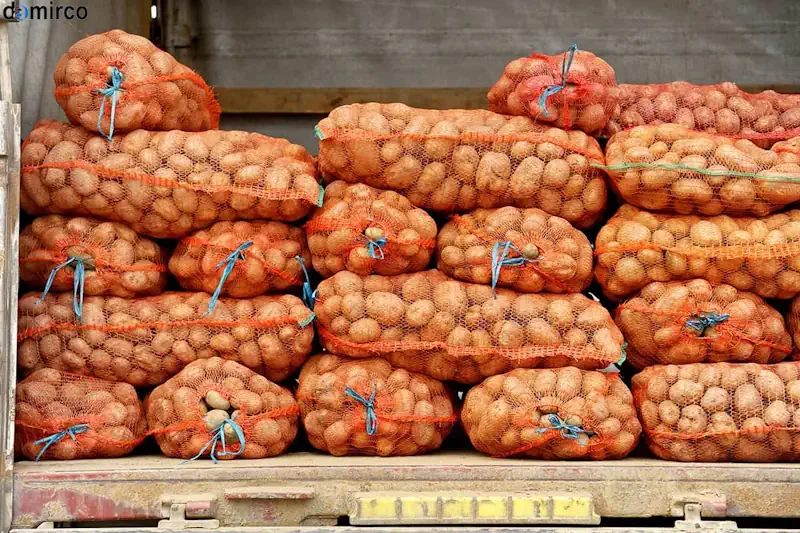 دستگاه بسته‌بندی توری پلاستیکی برای میوه و سبزیجات