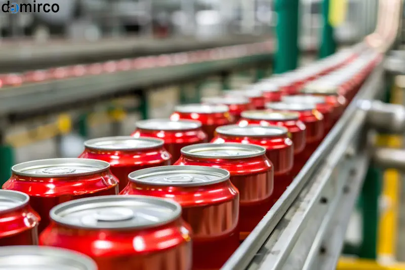 خط تولید قوطی آلومینیومی با تمرکز بر رعایت استانداردها