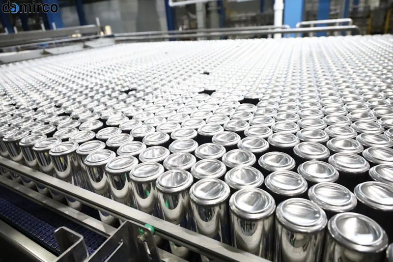 خط تولید قوطی آلومینیومی با تمرکز بر کاهش مصرف انرژی و بهینه‌سازی فرآیندها