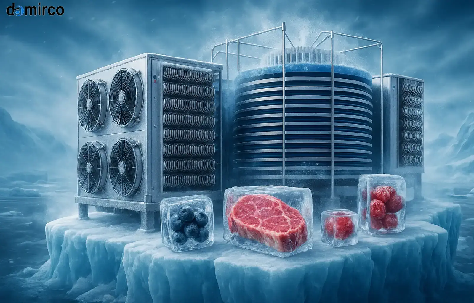 تونل انجماد سریع IQF