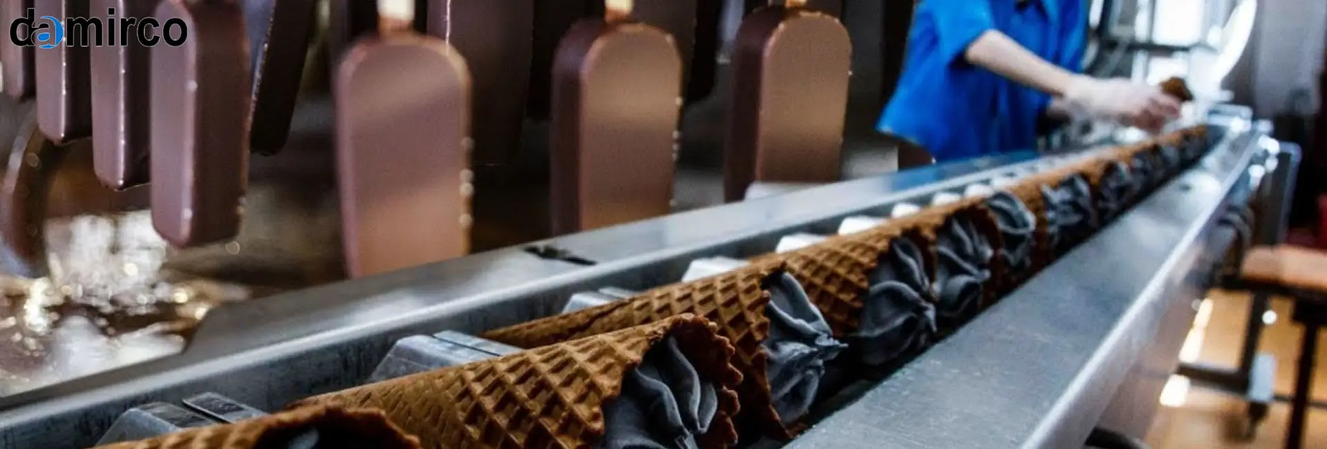 خط تولید بستنی