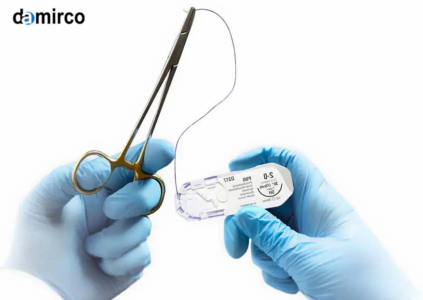 خط تولید نخ بخیه