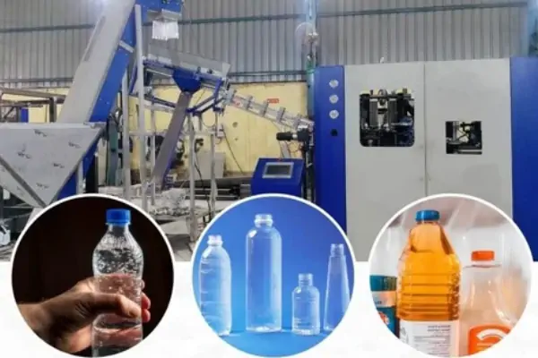 دستگاه‌های پیشرفته در خط تولید بطری پت در یک کارخانه