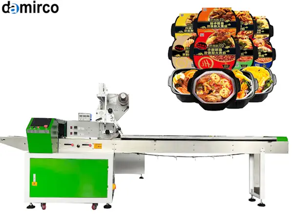 دستگاه پیلوپک در حال بسته بندی کلوچه با سرعت بالا