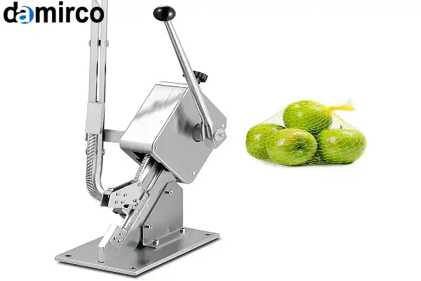 تصویری از سه نوع دستگاه کلیپس زن دستی، رومیزی پنوماتیک و اتوماتیک در کنار هم برای مقایسه.