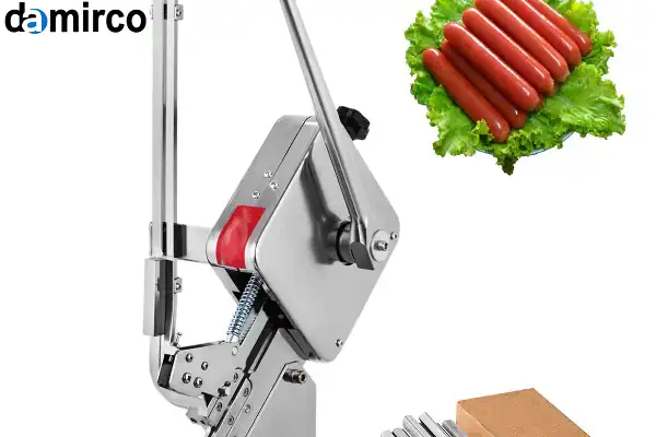 تصویر یک دستگاه کلیپس زن دست دوم صنعتی در یک کارگاه تولیدی