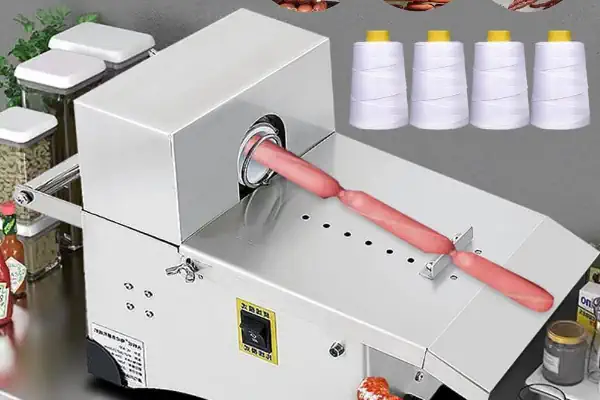 دستگاه کلیپس زن سوسیس و کالباس صنعتی در حال کار