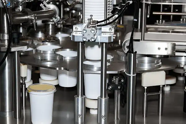 تصویری از دو دستگاه بسته‌بندی فرم فیل سیل و ترموفرمینگ در کنار هم برای مقایسه