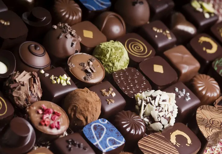 عکس انواع شکلات مکعبی قشنگ