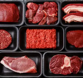 عکس انواع گوشت قرمز چرخ شده و راسته و همبرگری و غیره