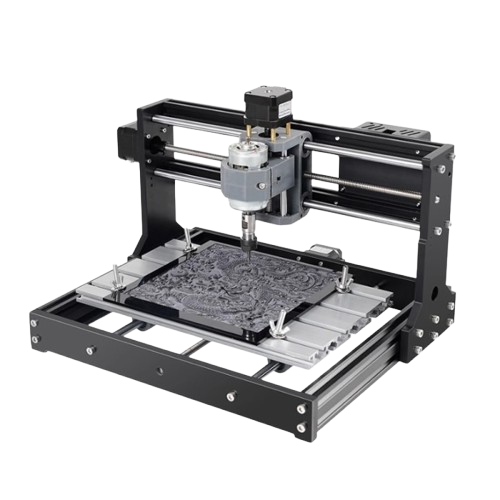 عکس دستگاه حکاکی سی ان سی در زمینه سفید