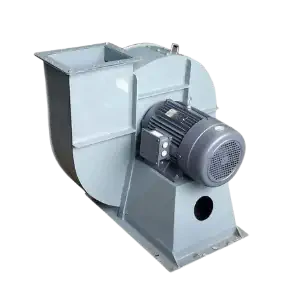 عکس دستگاه دمنده صنعتی بزرگ آبی و زرد