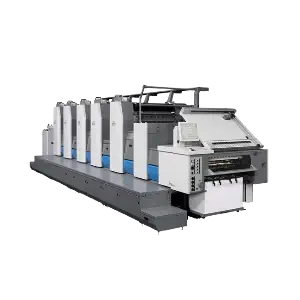 نمای نزدیک دستگاه چاپ افست