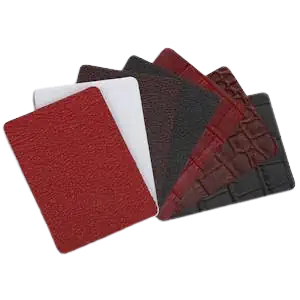 انواع چرم مصنوعی در رنگ‌ها و طرح‌های متنوع