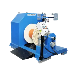 عکس یک قرقره نارنجی بزرگ در دستگاه تیک آپ