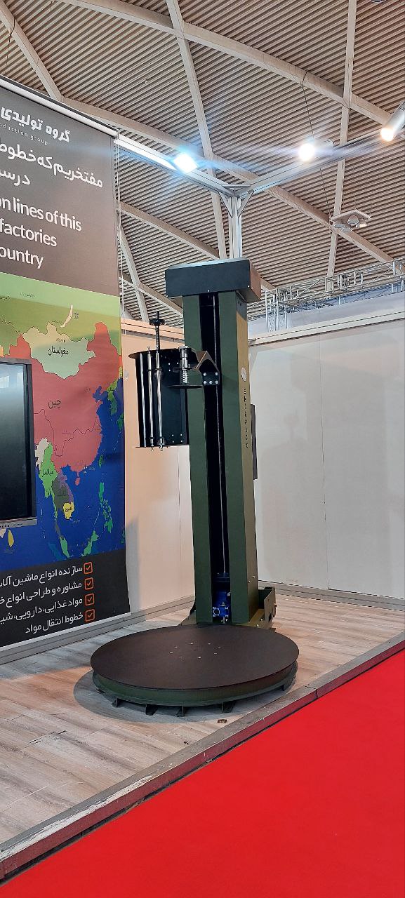 دستگاه استرچ پالت صفحه گردان