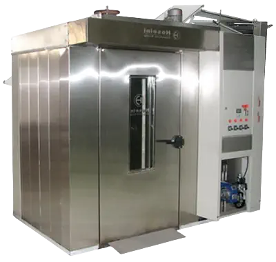 عکس فر صنعتی گردان کوره بغل در زمینه سفید