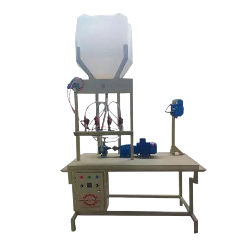 دستگاه پرکن مایعات پمپی با درب بند