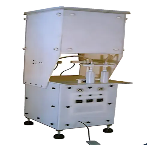 پرکن مایعات مواد اسیدی 2 نازل نیمه اتوماتیک