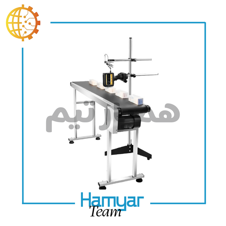 خرید و قیمت دستگاه نوار نقاله جت پرینتر | فروش کانوایر چاپ تاریخ و بارکدزن از تولید کننده همیار ماشین خراسان