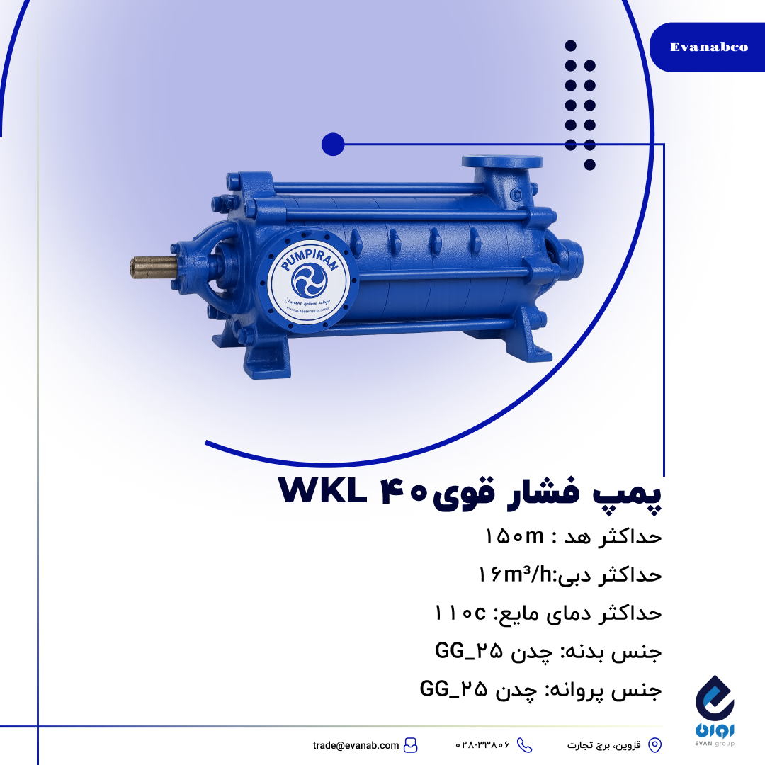 پمپ فشار قوی WKL40