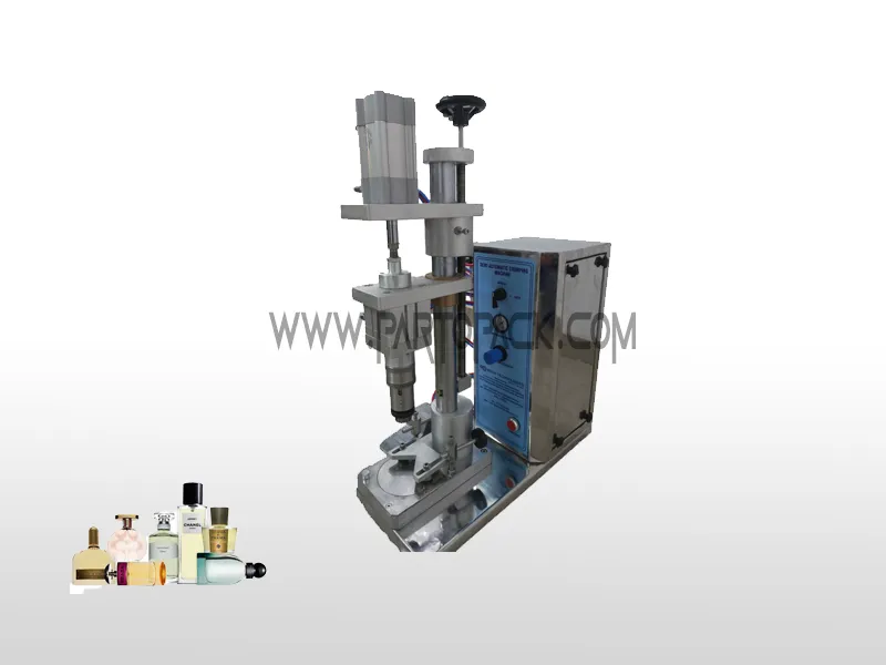 عکس دستگاه درب بند ادکلن پنوماتیک