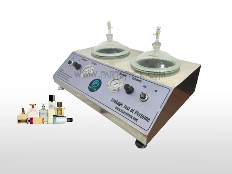 عکس دستگاه تست نشت عطر در زمینه خاکستری