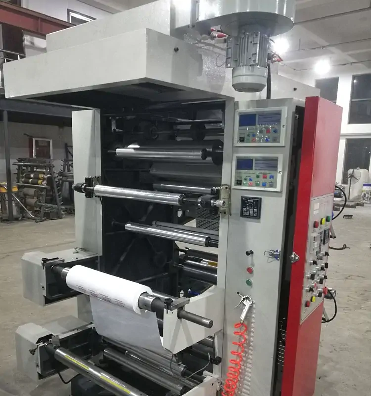 عکس دستگاه چاپ فلکسو در یک چاپخانه