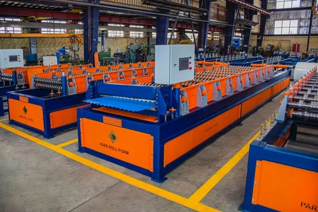 دستگاه تولید ورق شیروانی 09121889200